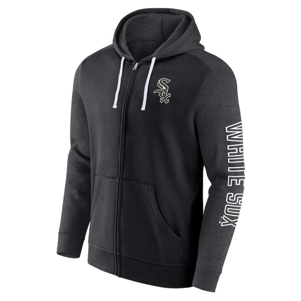 Chicago White Sox Fanatics Offensive Line Up Lightweight Full-Zip Hoodie - MLB