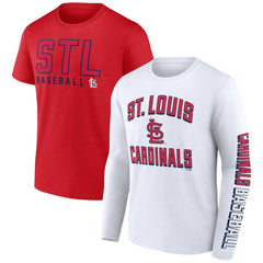 St. Louis Cardinals Fanatics Two-Pack Combo T-Shirt Set - MLB