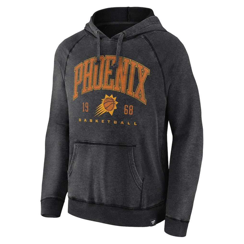 Phoenix Suns Foul Trouble Snow Wash Raglan Pullover Hoodie Heather Charcoal - NBA