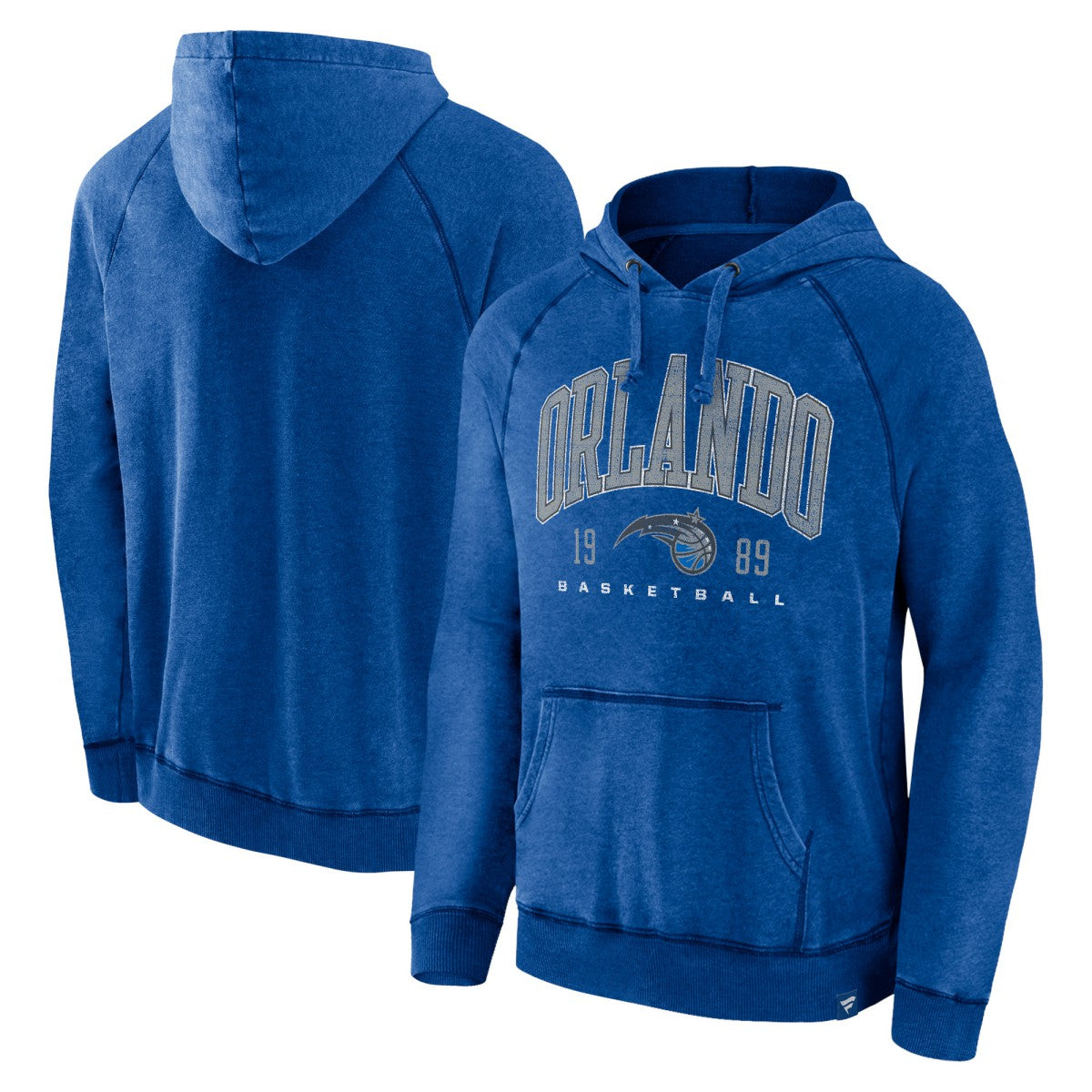 Orlando Magic Foul Trouble Snow Wash Raglan Pullover Hoodie Heather Blue - NBA