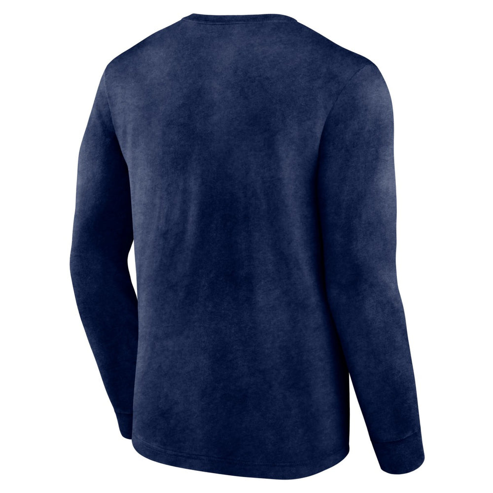 Washington Wizards Front Court Press Snow Wash Long Sleeve T-Shirt Heather Navy - NBA