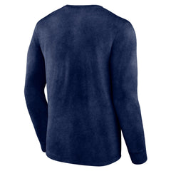 Washington Wizards Front Court Press Snow Wash Long Sleeve T-Shirt Heather Navy - NBA