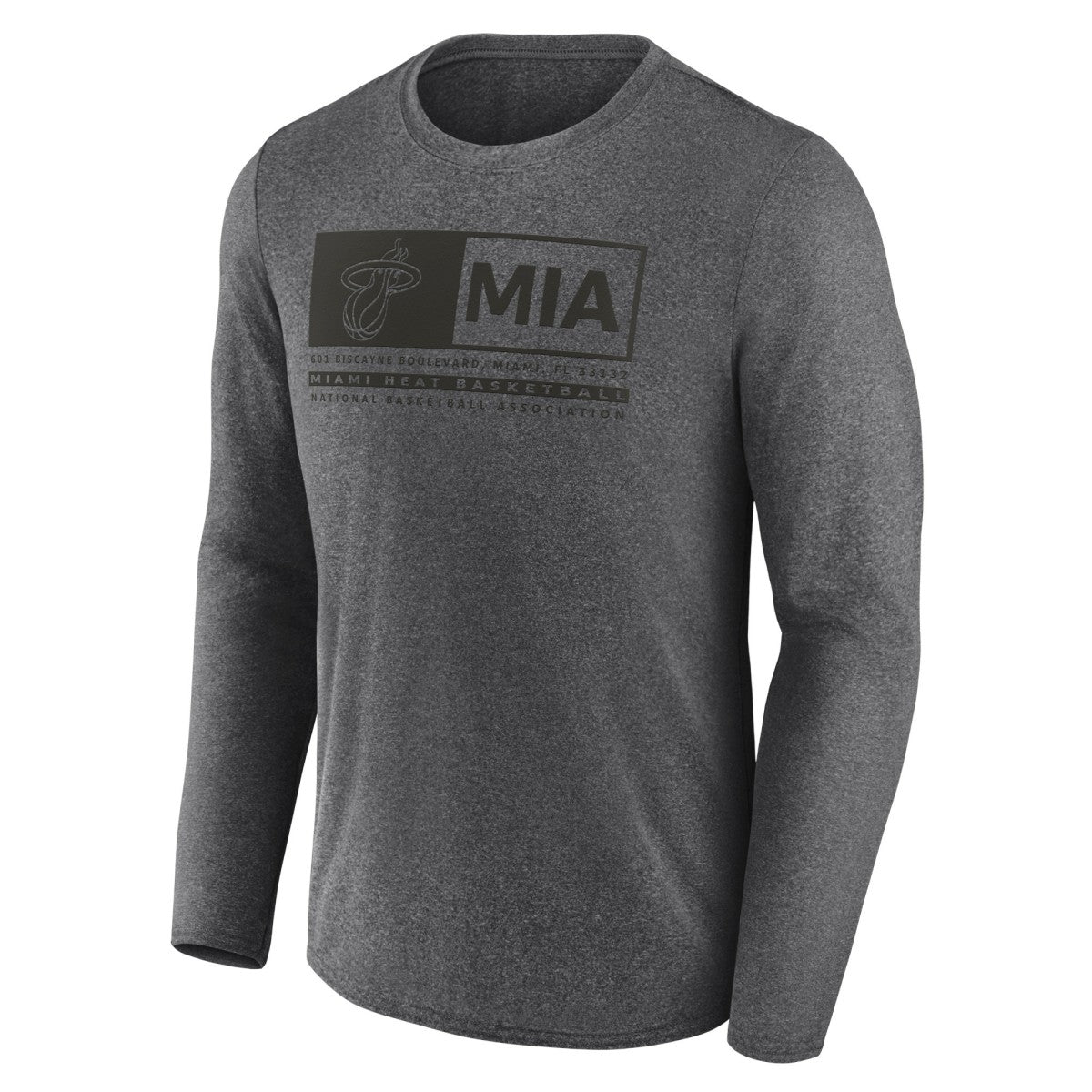 Miami Heat Three-Point Play T-Shirt Heather Charcoal - NBA