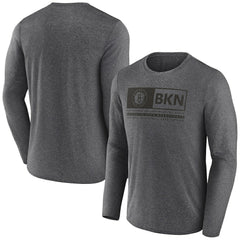 Brooklyn Nets Three-Point Play T-Shirt Heather Charcoal - NBA