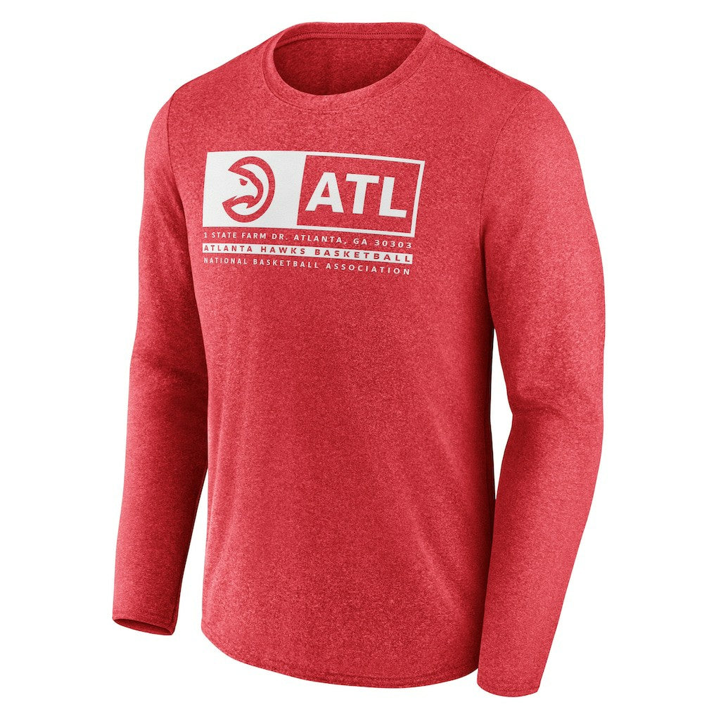 Atlanta Hawks Three-Point Play T-Shirt Heather Red - NBA