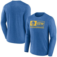 Golden State Warriors Three-Point Play T-Shirt Heather Royal - NBA