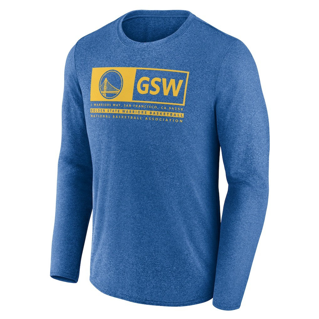 Golden State Warriors Three-Point Play T-Shirt Heather Royal - NBA