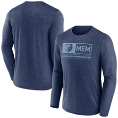 Memphis Grizzlies Three-Point Play T-Shirt Heather Navy - NBA