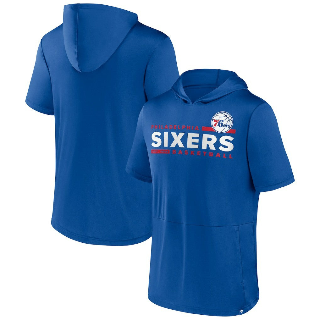 Philadelphia 76ers Possession Hoodie T-Shirt Royal - NBA