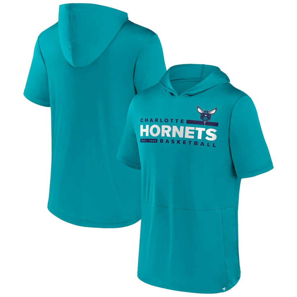 Charlotte Hornets Possession Hoodie T-Shirt Teal - NBA