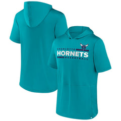 Charlotte Hornets Possession Hoodie T-Shirt Teal - NBA
