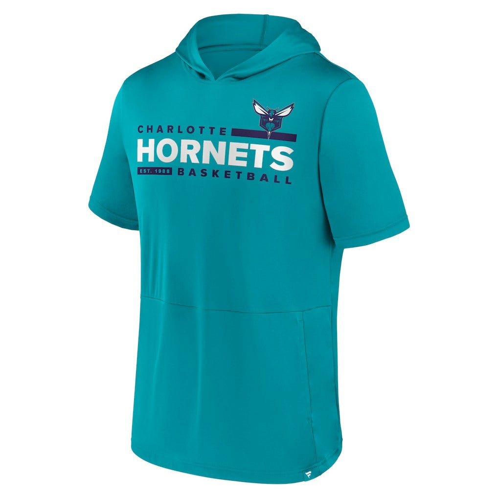 Charlotte Hornets Possession Hoodie T-Shirt Teal - NBA