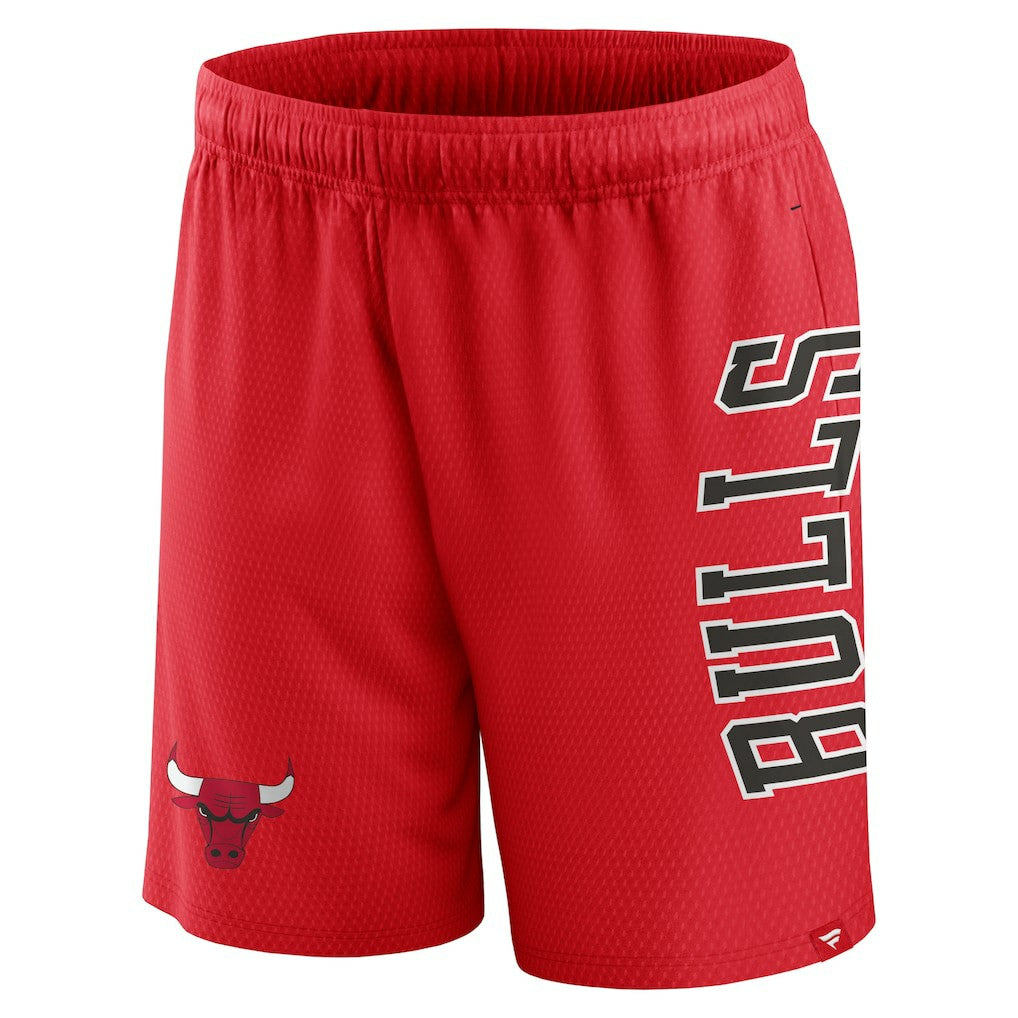 Chicago Bulls Post Up Mesh Shorts Red - NBA