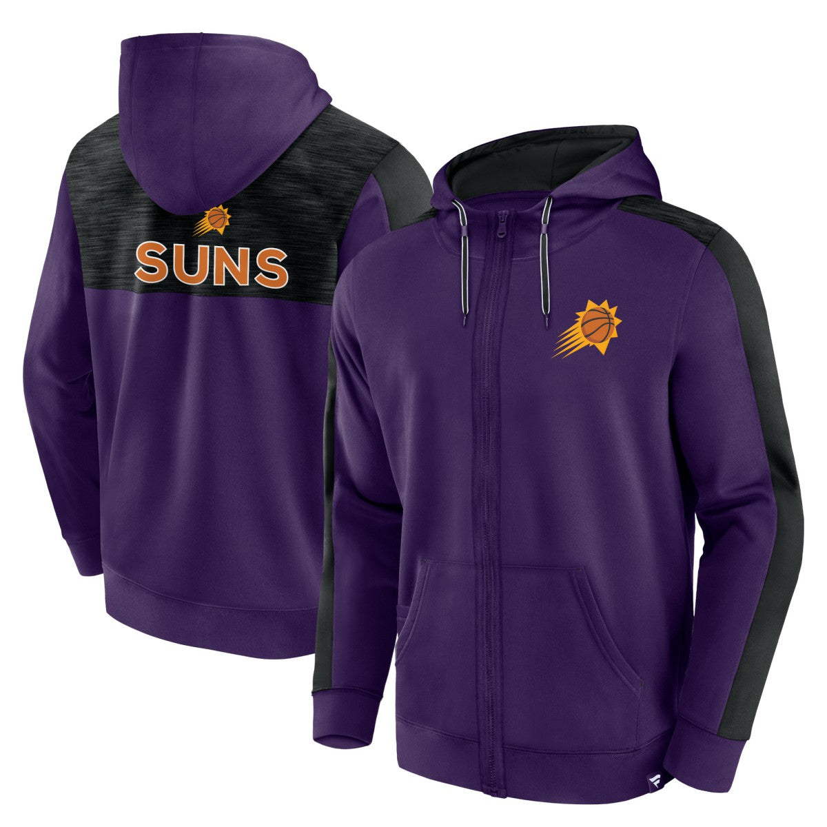 Phoenix Suns Rainbow Shot Full-Zip Hoodie Purple - NBA