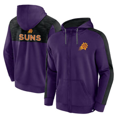 Phoenix Suns Rainbow Shot Full-Zip Hoodie Purple - NBA