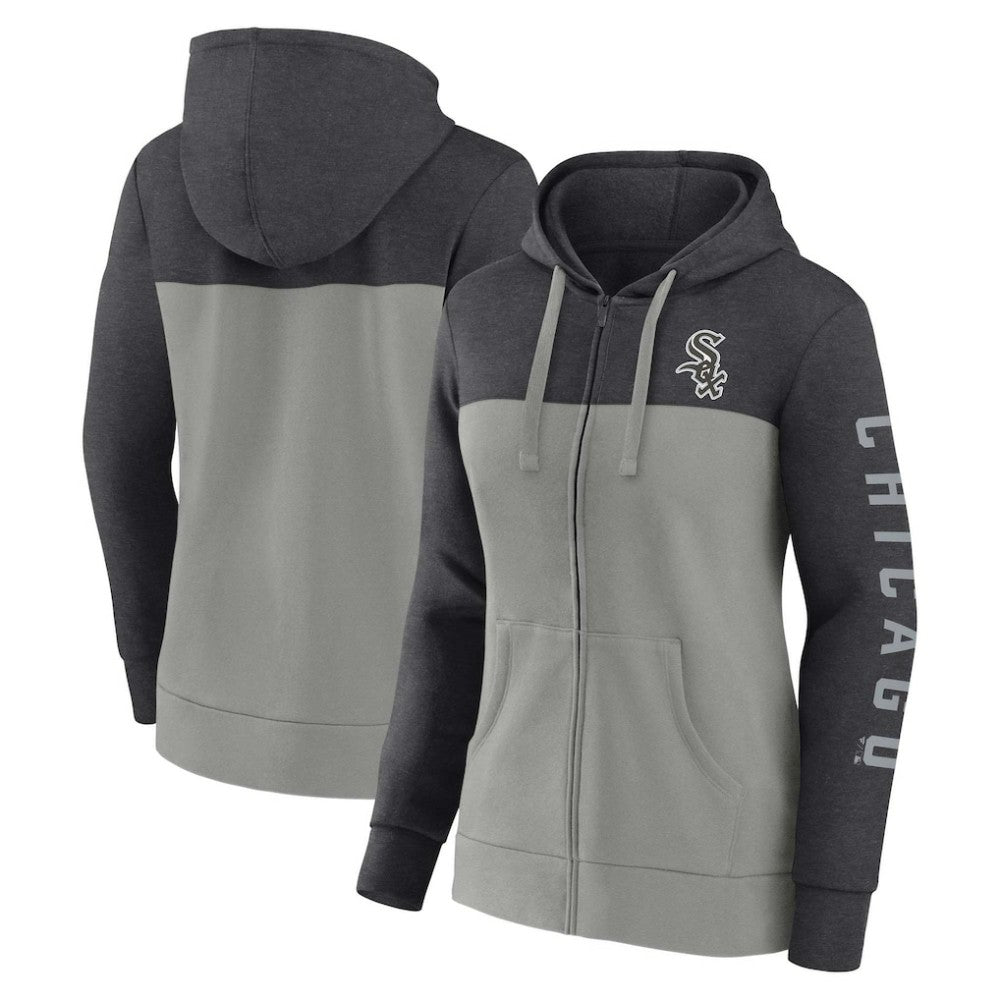Chicago White Sox Fanatics Women's City Ties Hoodie Full-Zip Sweatshirt - MLB