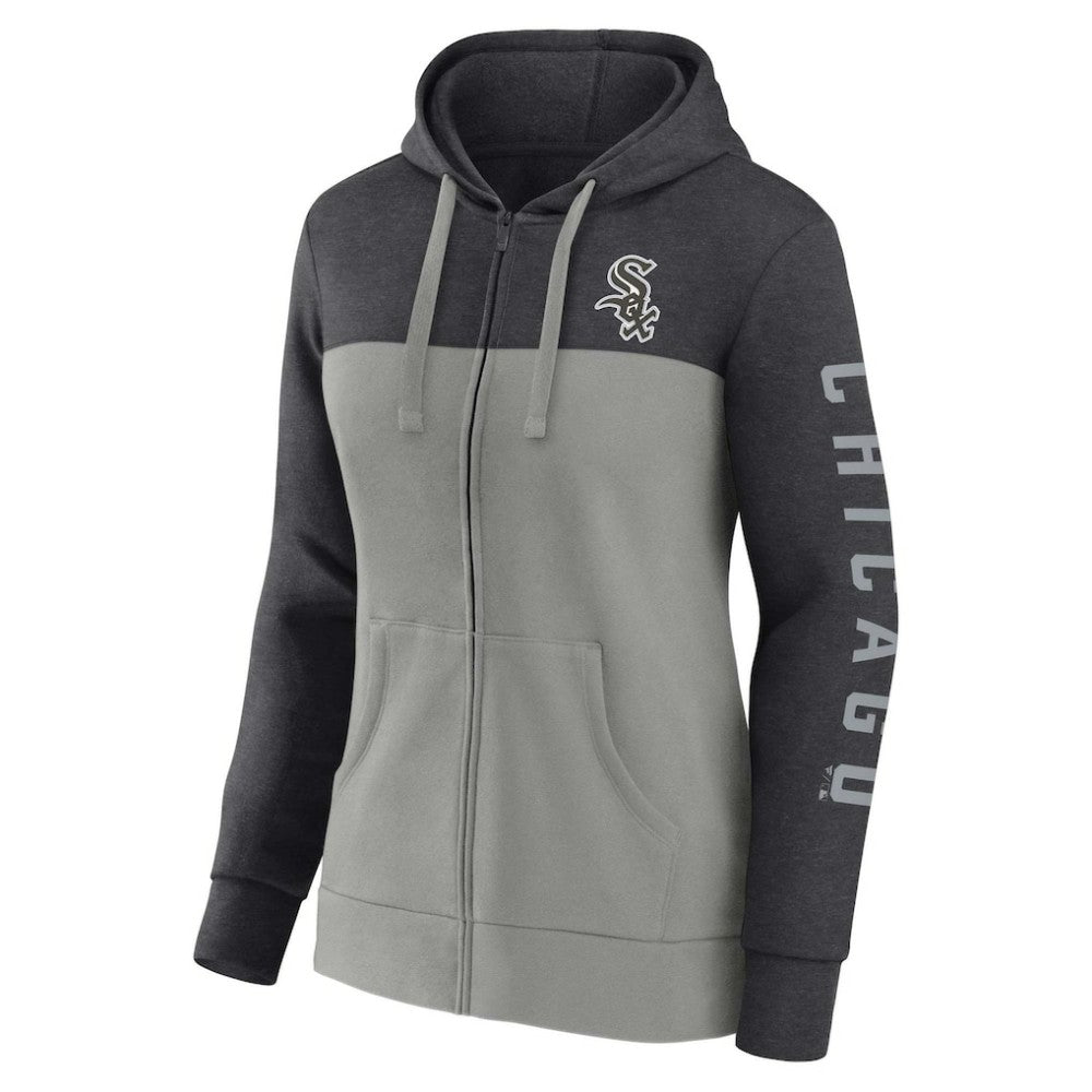 Chicago White Sox Fanatics Women's City Ties Hoodie Full-Zip Sweatshirt - MLB