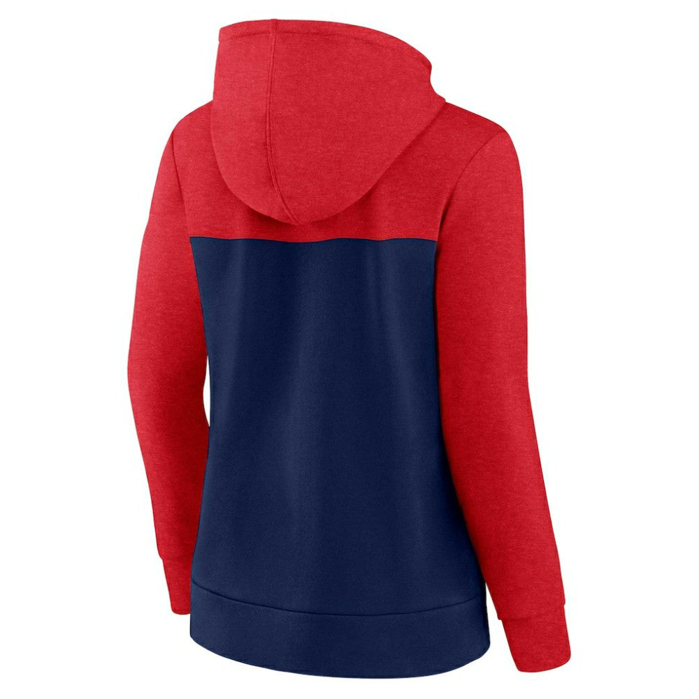 Washington Nationals Fanatics Women's City Ties Hoodie Full-Zip Sweatshirt - MLB