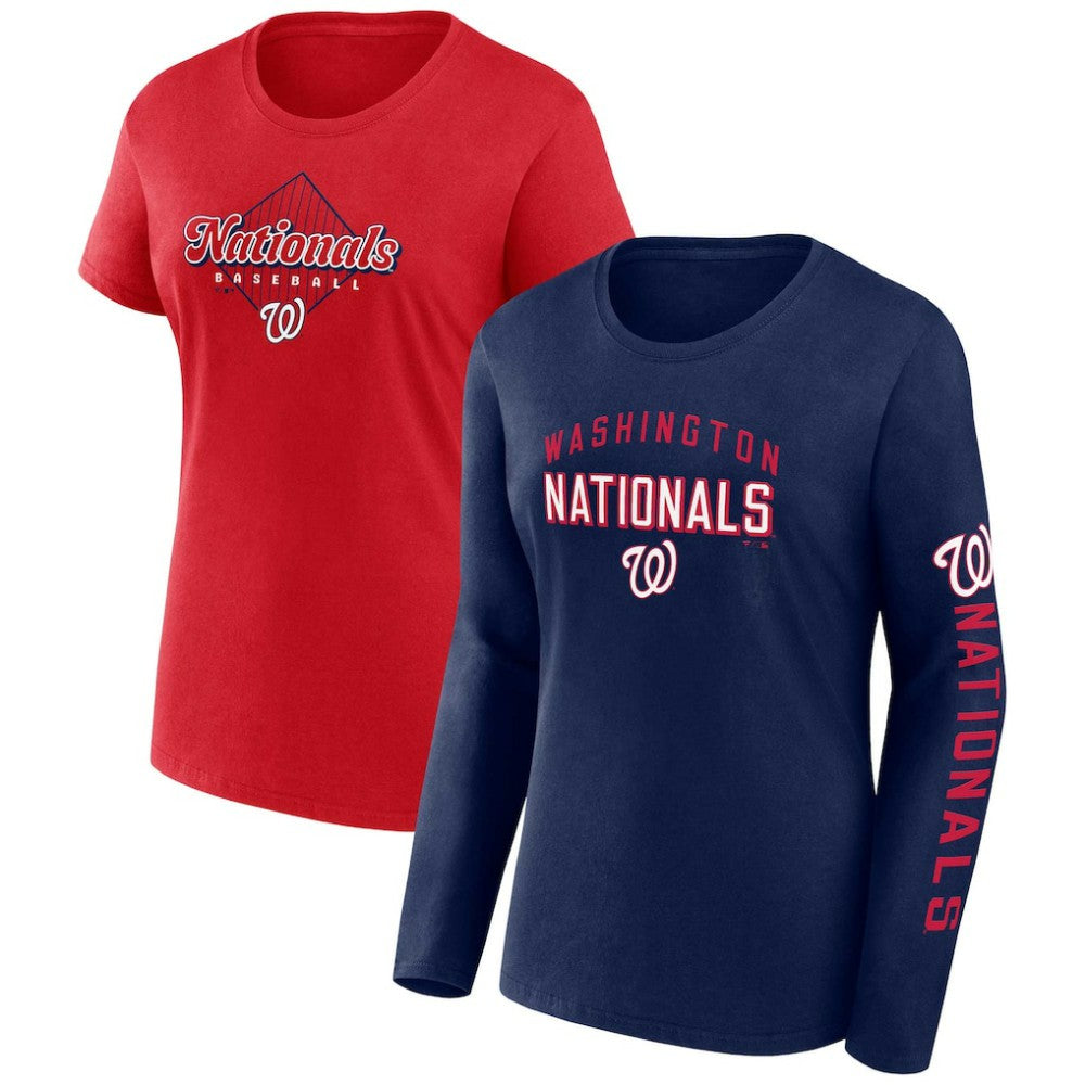 Washington Nationals Fanatics Women's T-Shirt Combo Pack - MLB