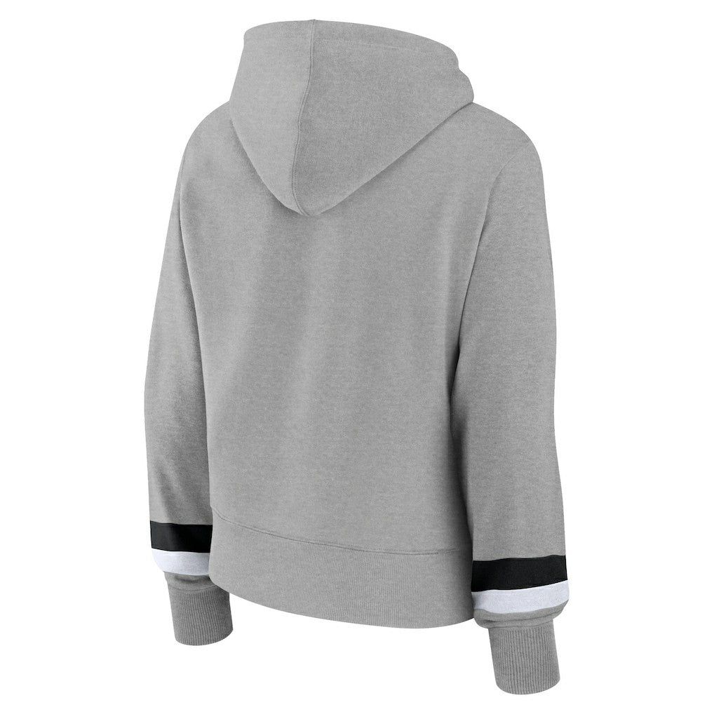Chicago Bulls Women's Halftime Pullover Hoodie Heather Gray - NBA