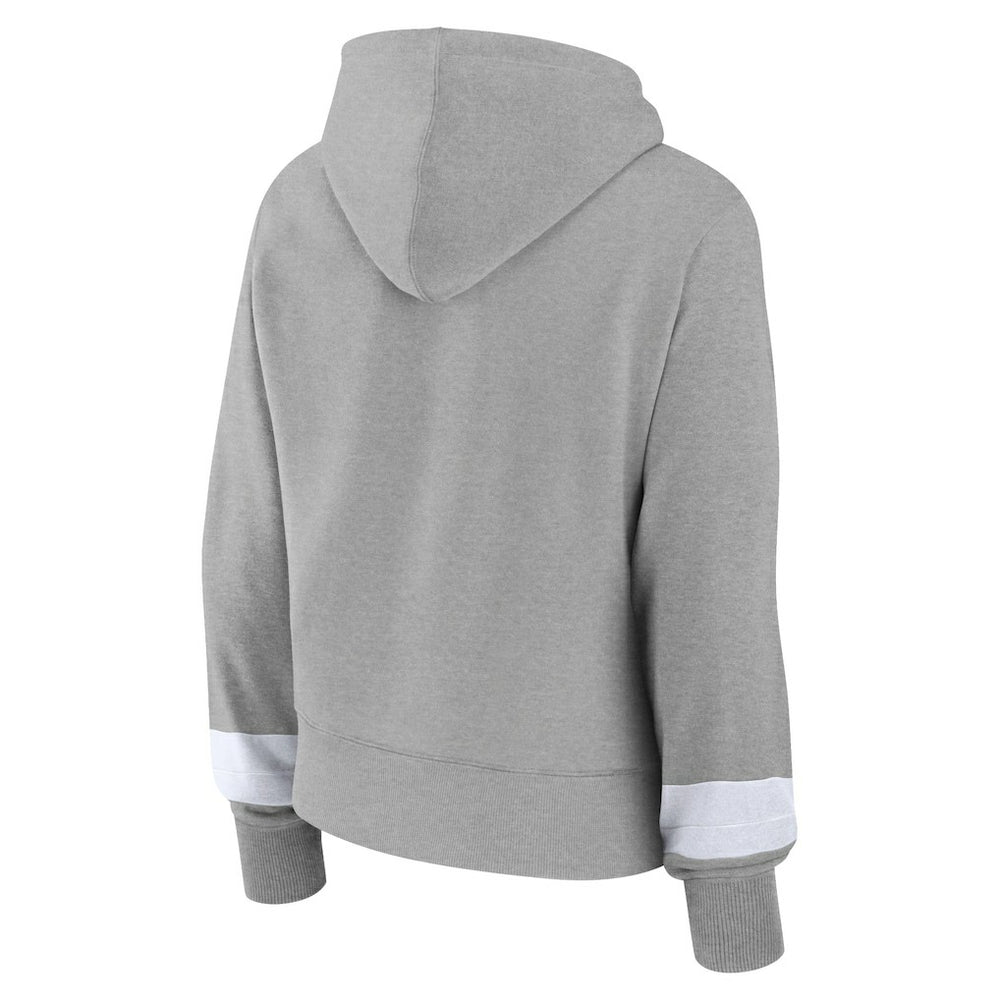 Brooklyn Nets Women's Halftime Pullover Hoodie Heather Gray - NBA