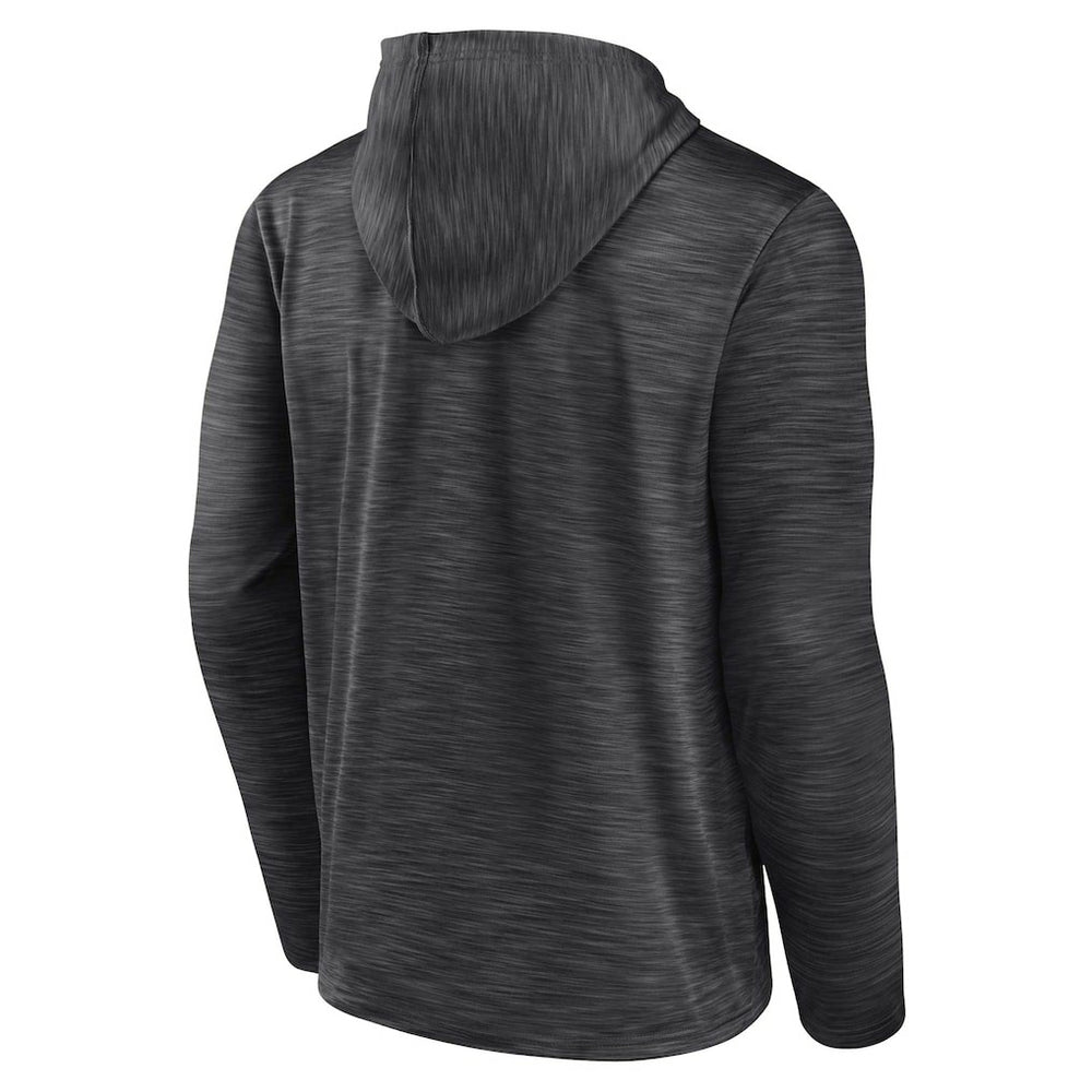 Brooklyn Nets Fast Break Pullover Hoodie Heather Charcoal - NBA