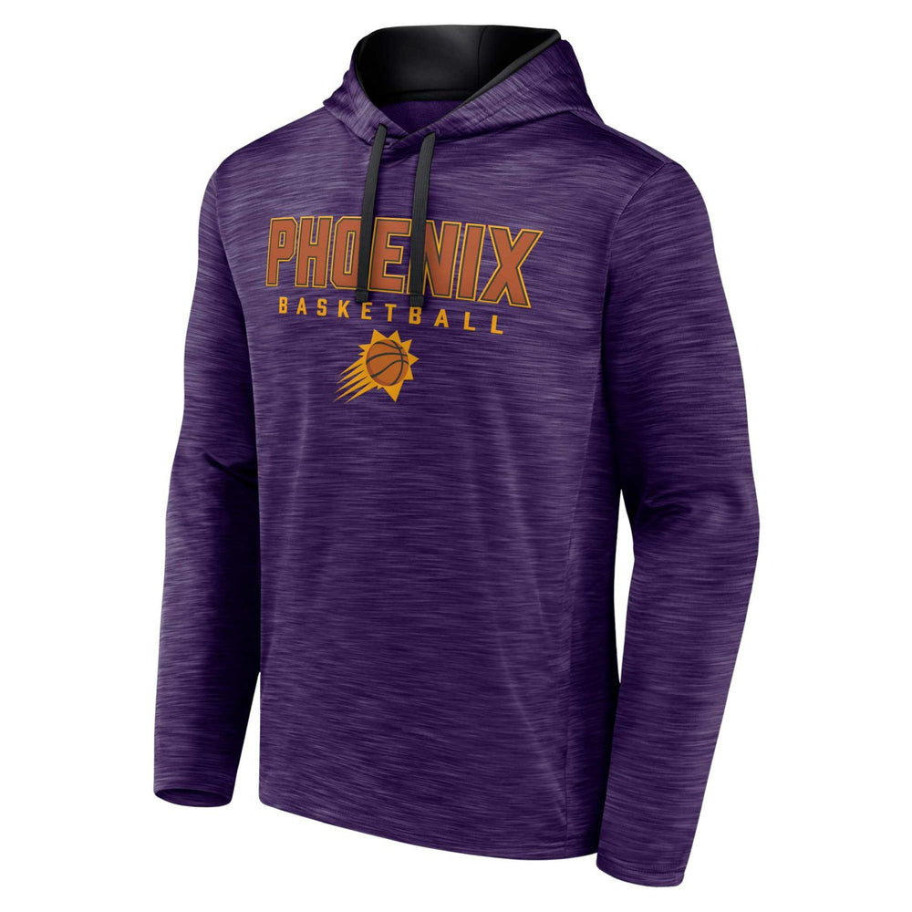 Phoenix Suns Fast Break Pullover Hoodie Heather Purple - NBA