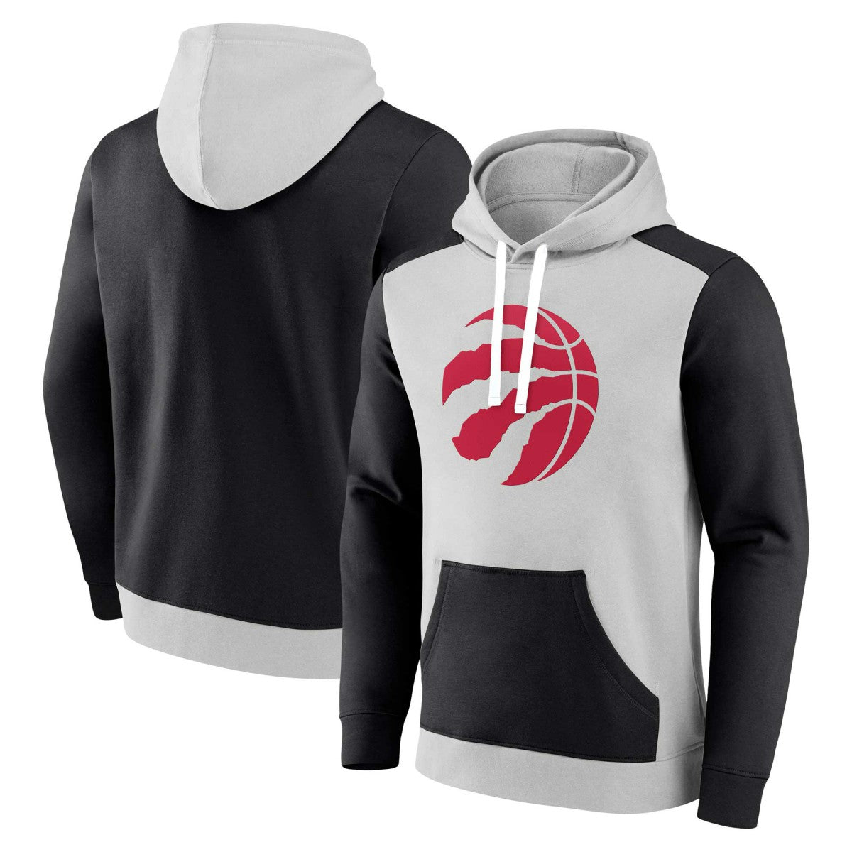 Toronto Raptors Arctic Colorblock Pullover Hoodie Gray/Black - NBA