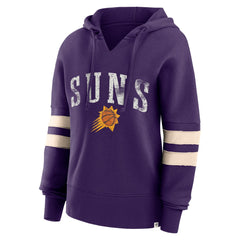 Phoenix Suns Women's Bold Move Dolman V-Neck High Hip Hoodie Purple - NBA