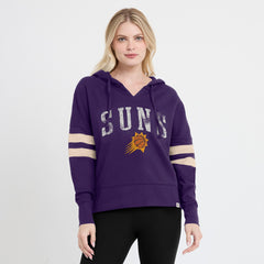 Phoenix Suns Women's Bold Move Dolman V-Neck High Hip Hoodie Purple - NBA