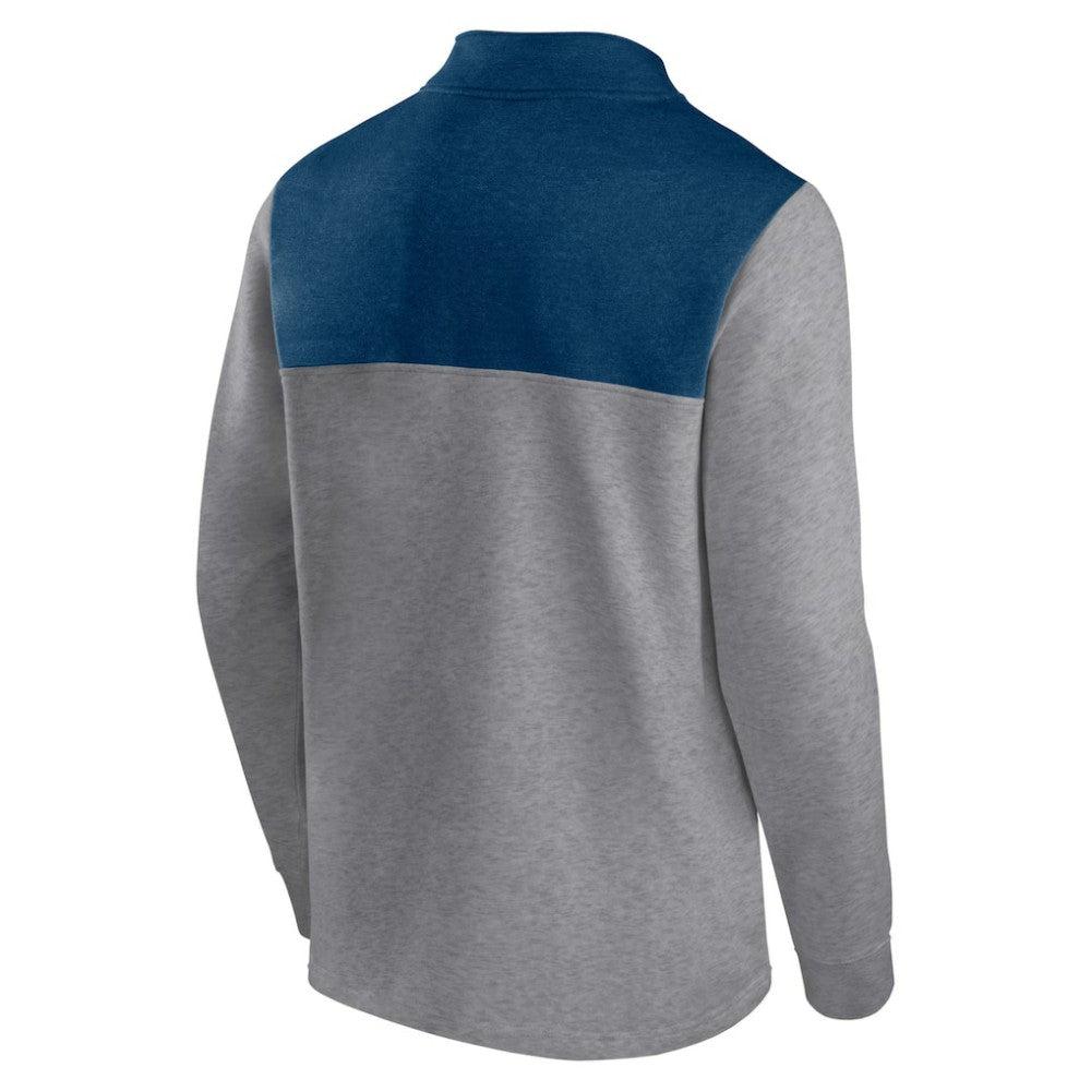 Seattle Kraken Fanatics Launch It Quarter-Zip Jacket - Heather Gray - NHL