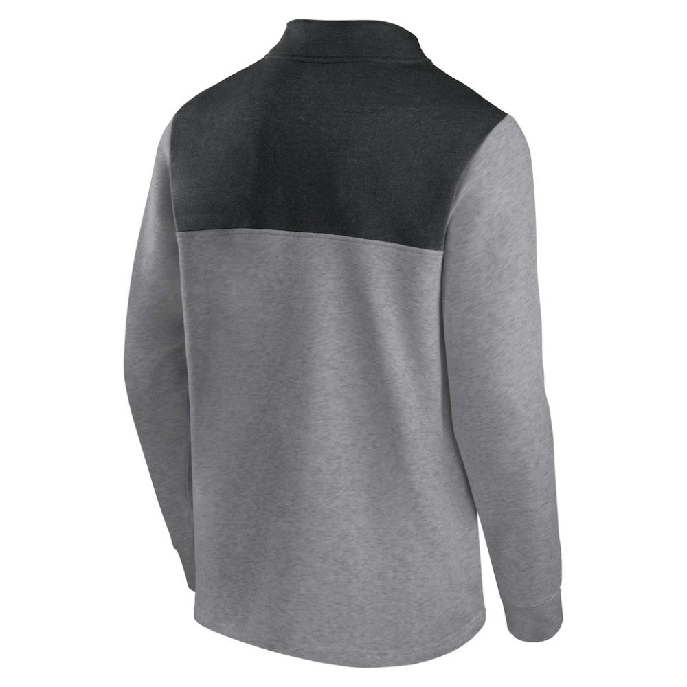 Vegas Golden Knights Fanatics Launch It Quarter-Zip Jacket - Heather Gray - NHL