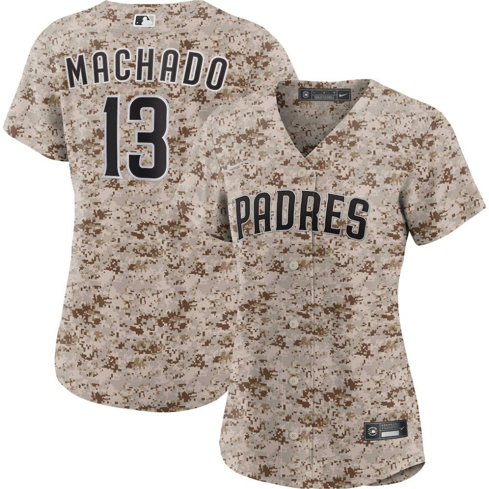 Manny Machado San Diego Padres Nike Women's USMC Alternate Replica Player Jersey - MLB