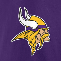 T.J. Hockenson Minnesota Vikings Icon Player Name & Number T-Shirt Purple | NFL