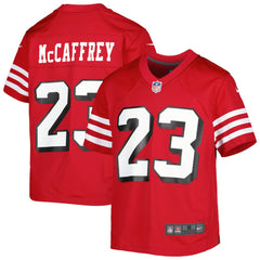 Christian McCaffrey San Francisco 49ers Youth Game Jersey Scarlet | Nike for Sale