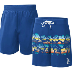 Los Angeles Dodgers G-III Sports by Carl Banks Breeze Volley Swim Shorts - MLB