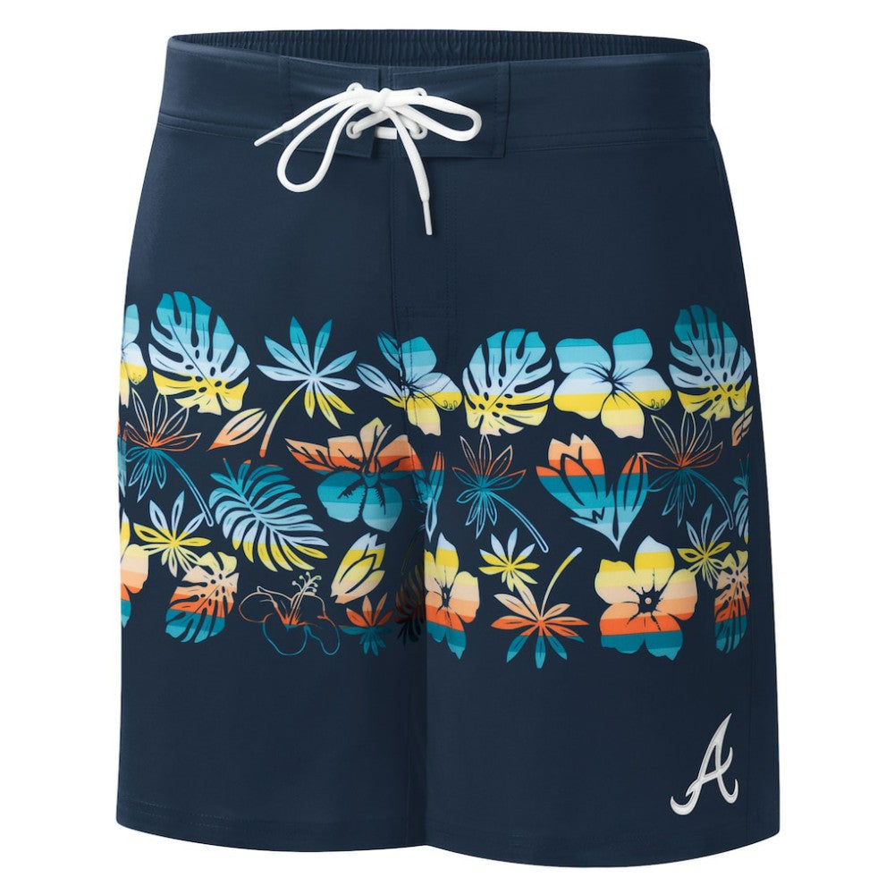 Atlanta Braves G-III Sports by Carl Banks Breeze Volley Swim Shorts - MLB