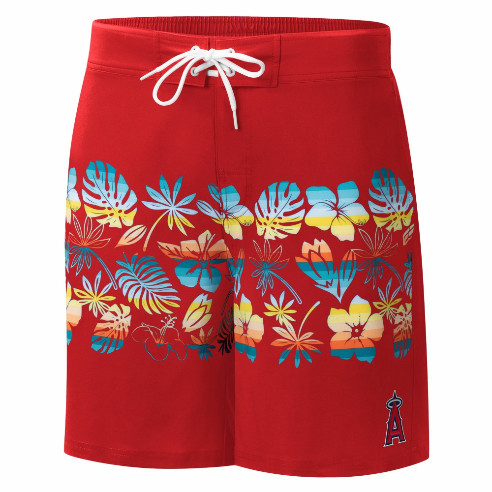 Los Angeles Angels G-III Sports by Carl Banks Breeze Volley Swim Shorts - MLB