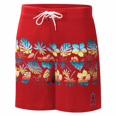 Los Angeles Angels G-III Sports by Carl Banks Breeze Volley Swim Shorts - MLB