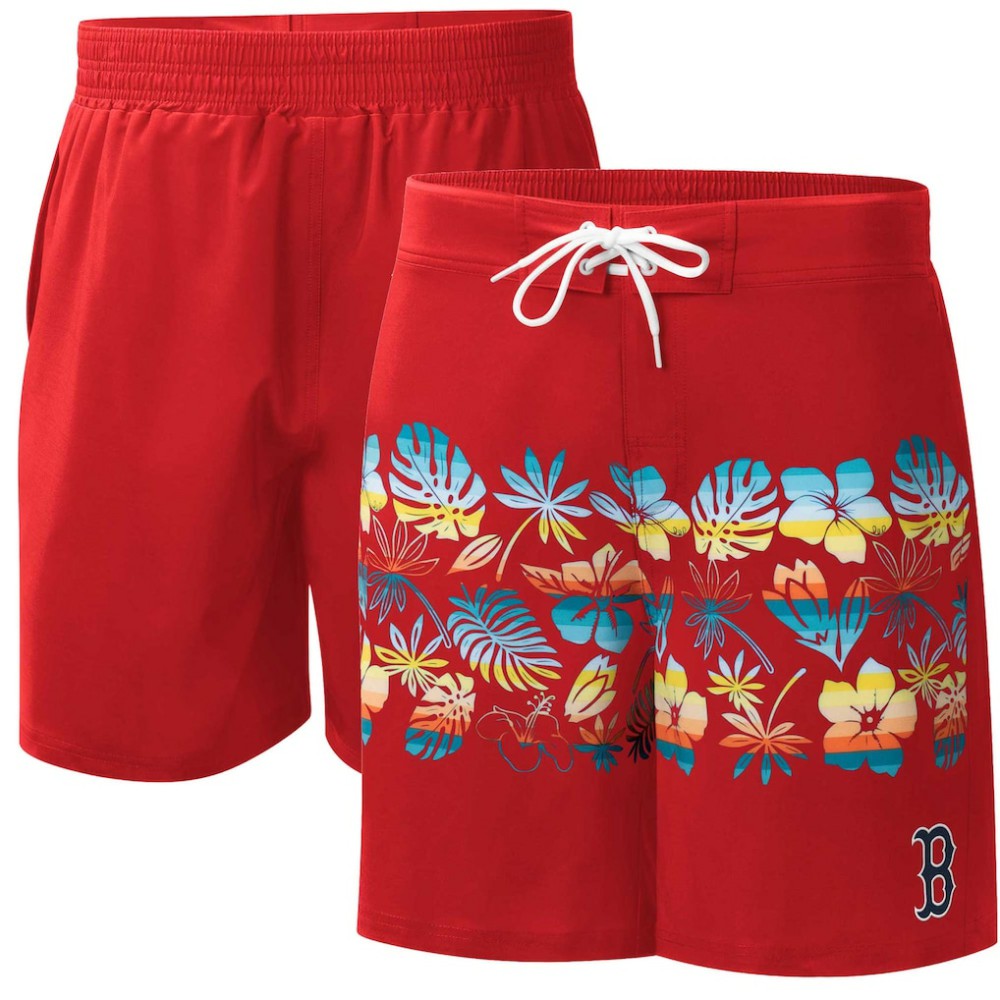 Boston Red Sox G-III Sports by Carl Banks Breeze Volley Swim Shorts - MLB