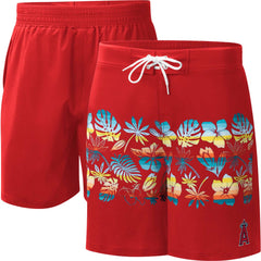 Los Angeles Angels G-III Sports by Carl Banks Breeze Volley Swim Shorts - MLB