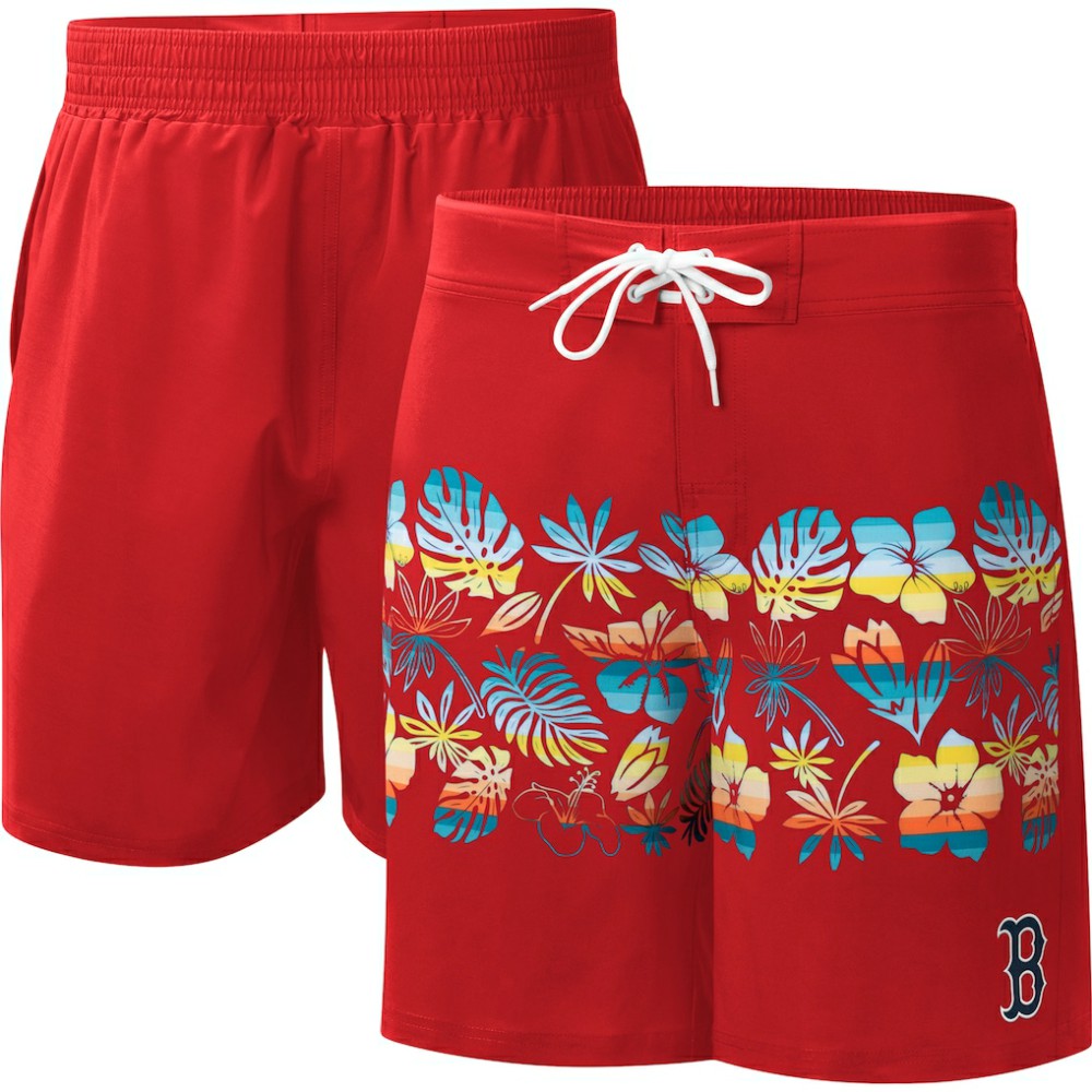 Boston Red Sox G-III Sports by Carl Banks Breeze Volley Swim Shorts - MLB
