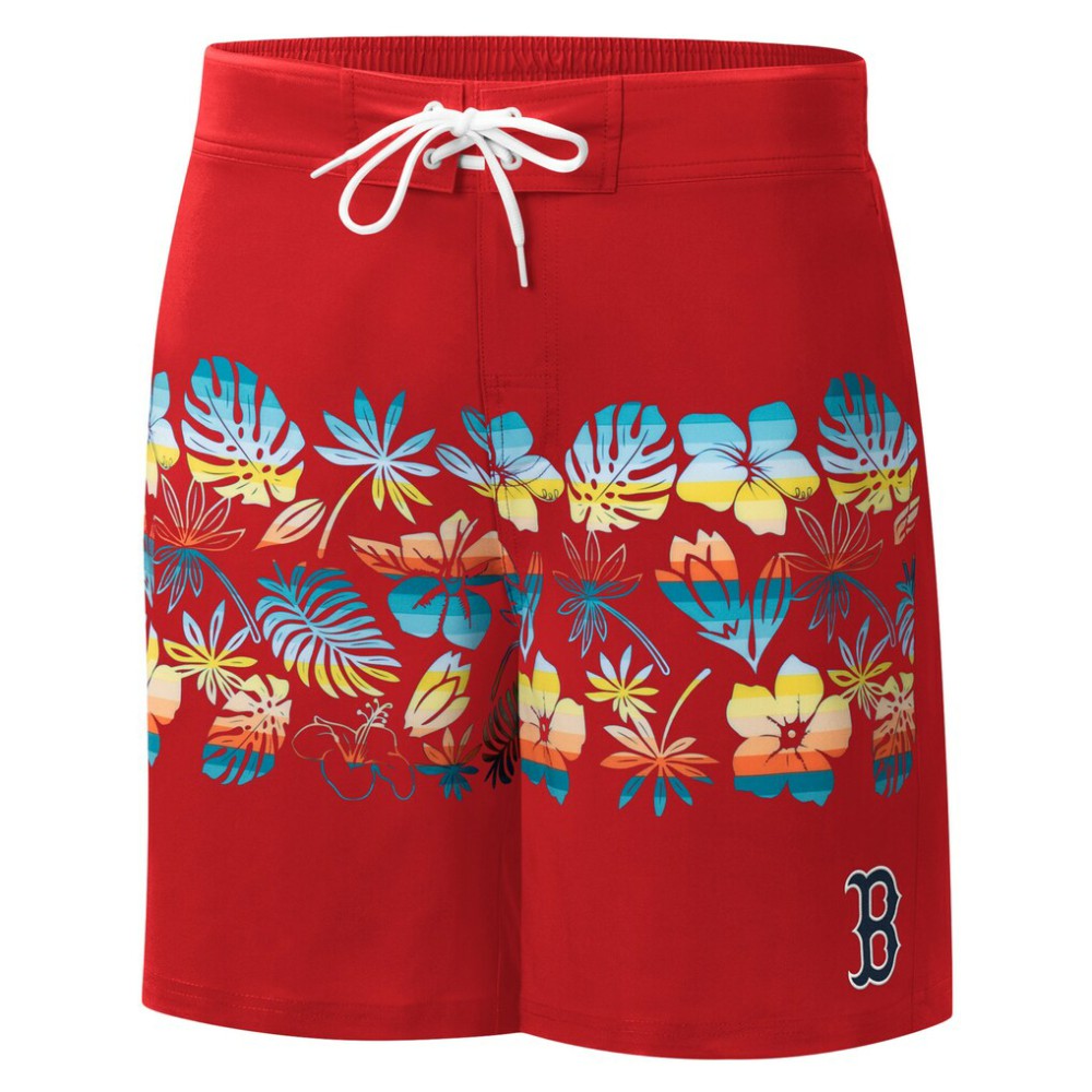 Boston Red Sox G-III Sports by Carl Banks Breeze Volley Swim Shorts - MLB