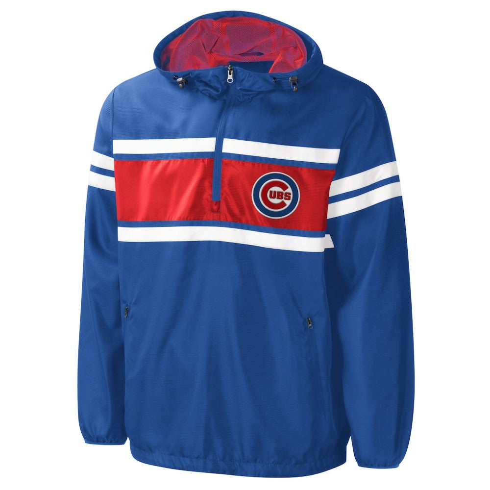 Chicago Cubs G-III Sports by Carl Banks Game Score Quarter-Zip Windbreaker - MLB