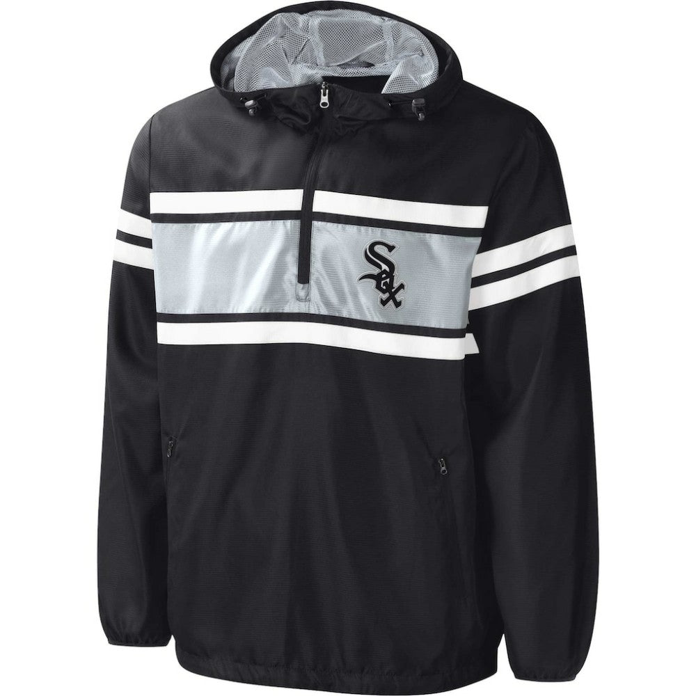 Chicago White Sox G-III Sports by Carl Banks Game Score Quarter-Zip Windbreaker - MLB