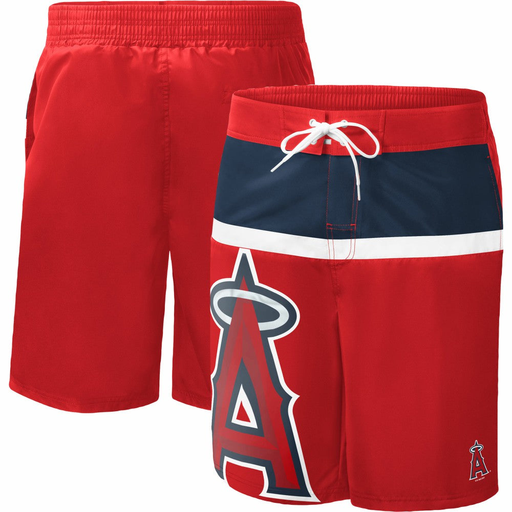 Los Angeles Angels G-III Sports by Carl Banks Sea Wind Swim Shorts - MLB