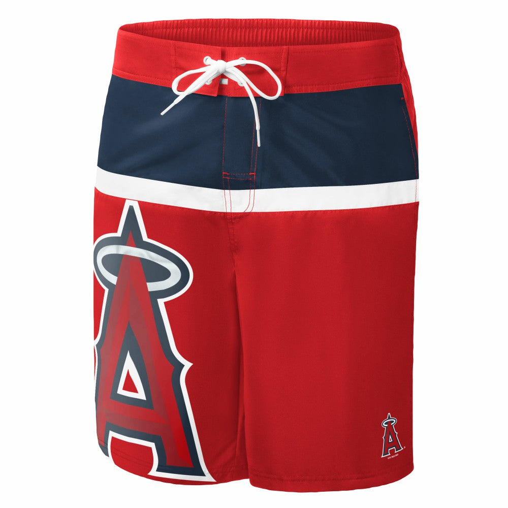 Los Angeles Angels G-III Sports by Carl Banks Sea Wind Swim Shorts - MLB