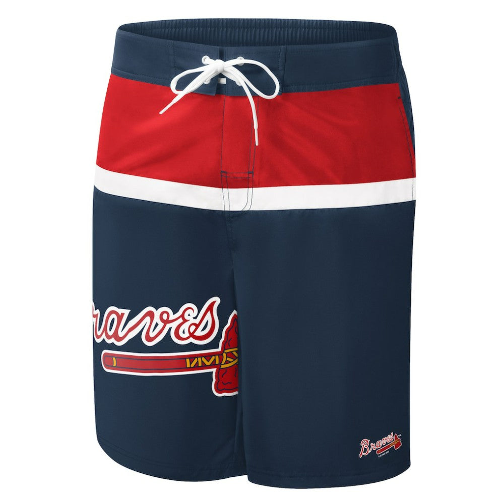 Atlanta Braves G-III Sports by Carl Banks Sea Wind Swim Shorts - MLB