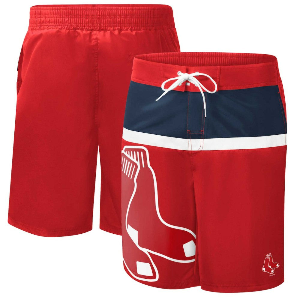 Boston Red Sox G-III Sports by Carl Banks Sea Wind Swim Shorts - MLB