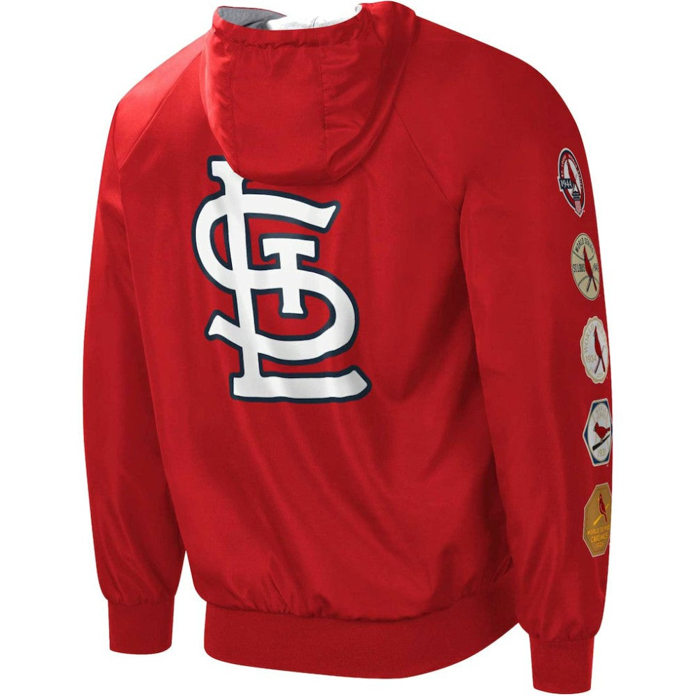 St. Louis Cardinals G-III Sports by Carl Banks Southpaw Reversible Raglan Hoodie Full-Zip Jacket - MLB